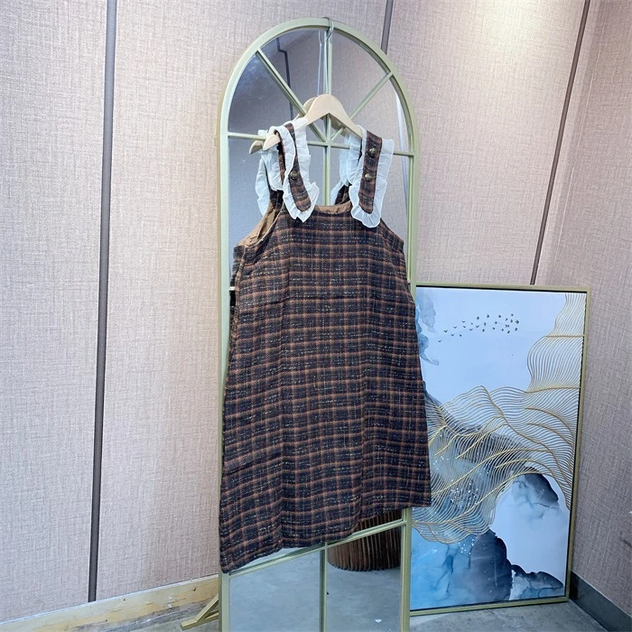 DD076深棕色孕妇裙子XL110-1402XL120-150