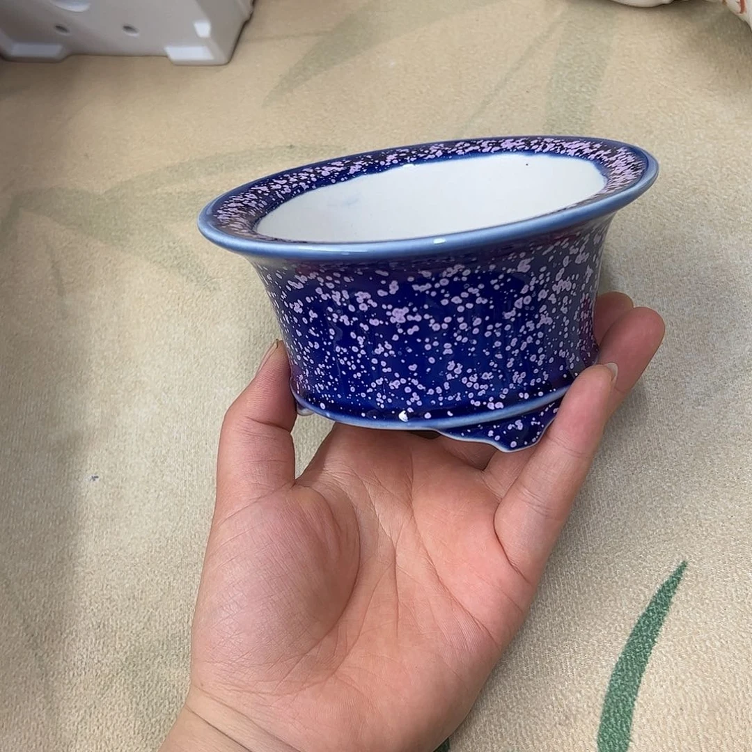 紫砂花盆228号瑕疵13/6.5cm