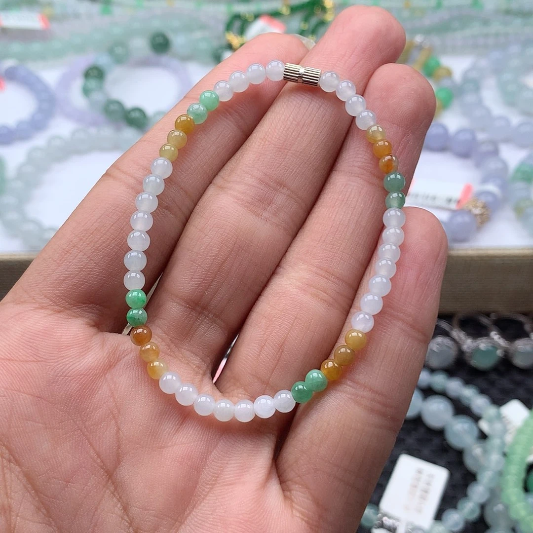翡翠手链未镶嵌翡翠