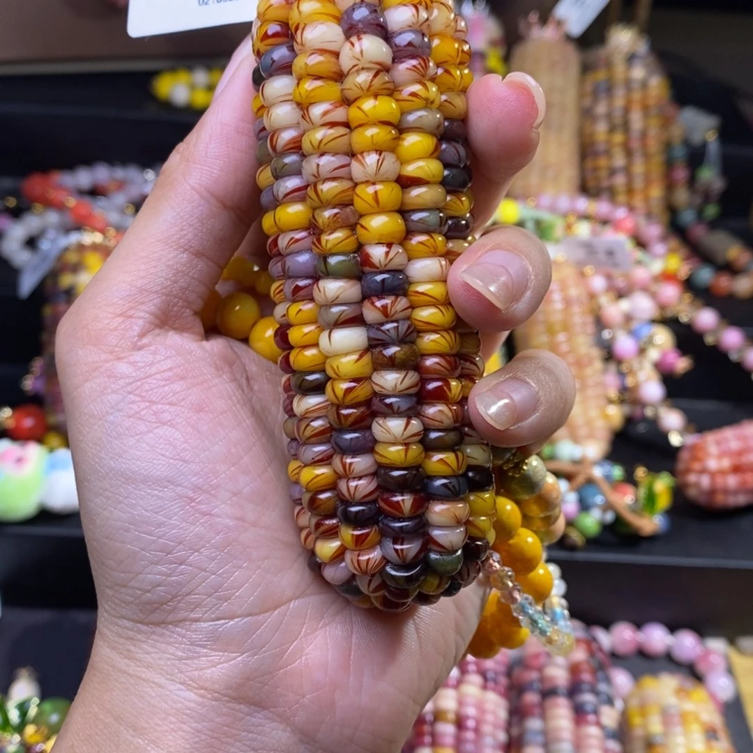 有机玻璃阿**䐐文玩玉米