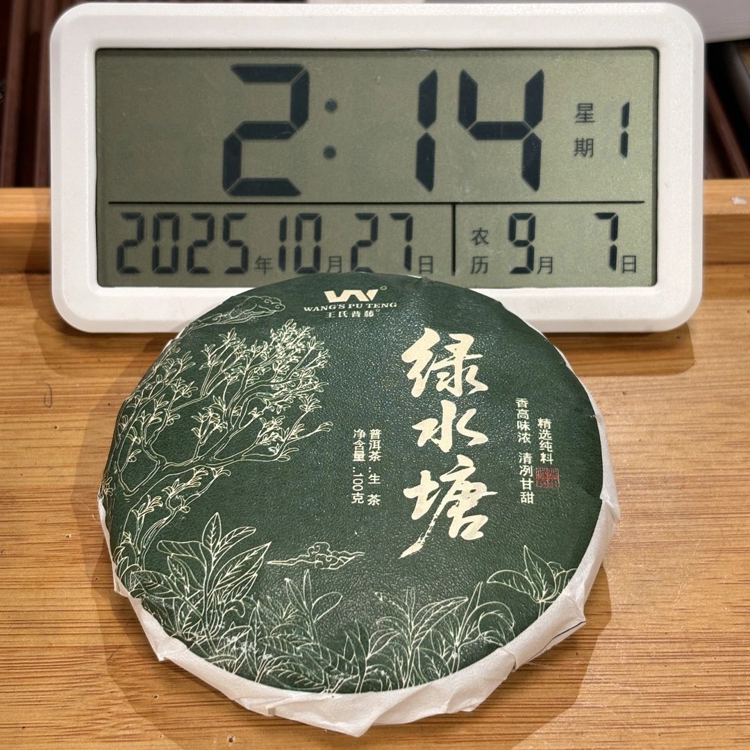 2023年绿水塘一类古树精采  生普 春  100克【95号】10-26