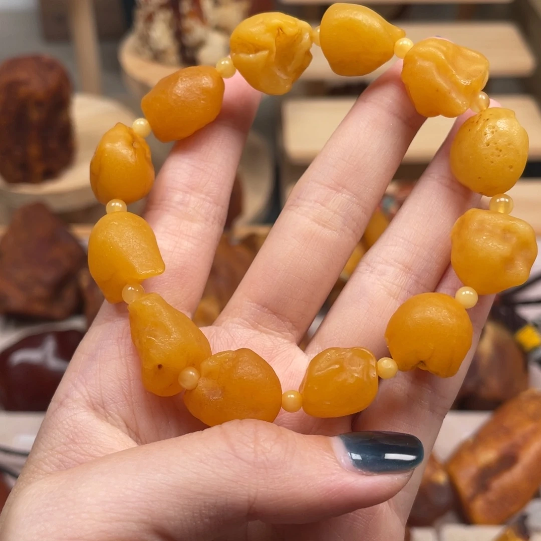 琥珀未镶嵌珠宝奇石