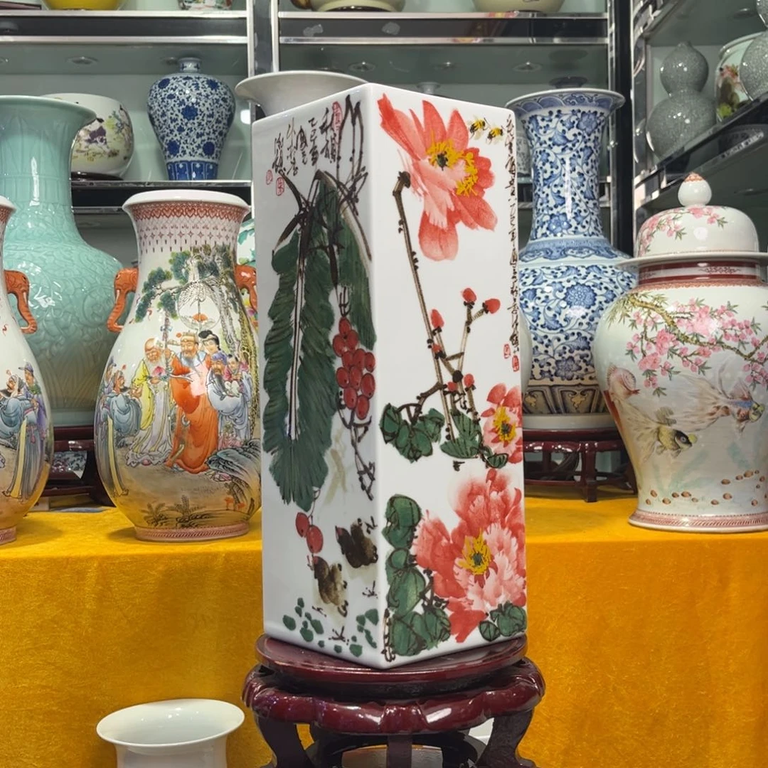 景德镇陶瓷花瓶摆件