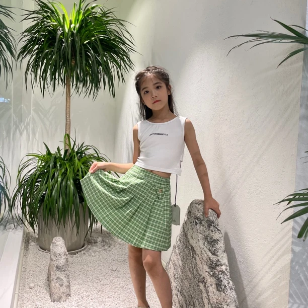 2172   春季中大童腰裙   D