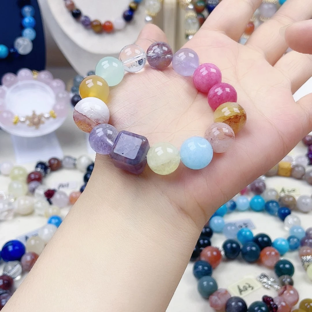 水晶手链银S925镶嵌