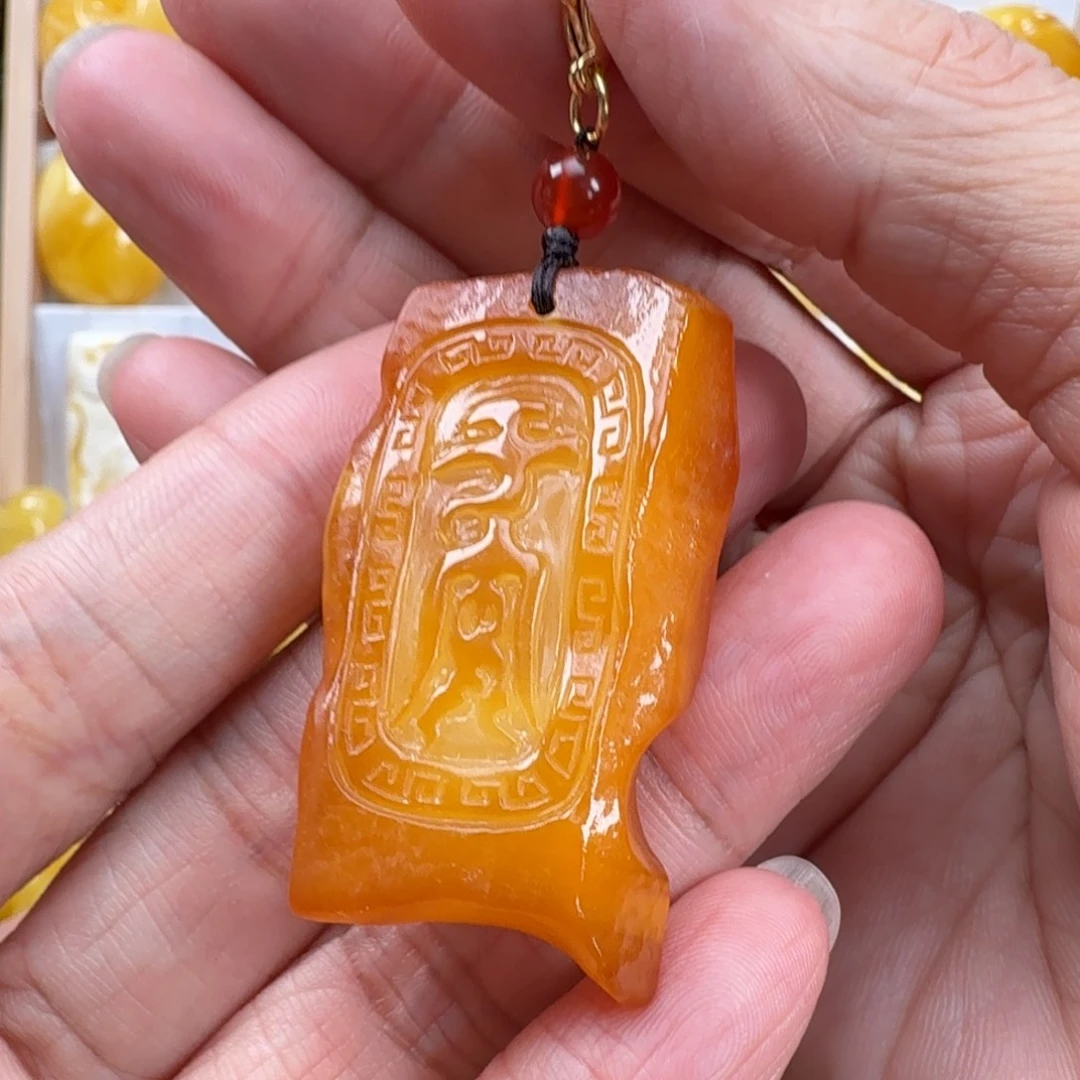 蜜蜡颈饰未镶嵌蜜蜡