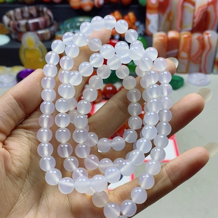 未镶嵌手链玛瑙/玉髓雪**风