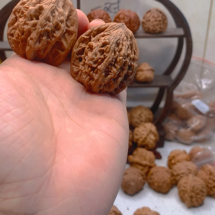 吊坠文玩核桃边40麦虎