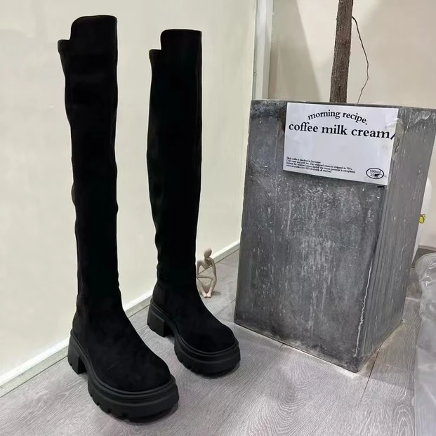 NANA家腿精厚底长靴29-9279