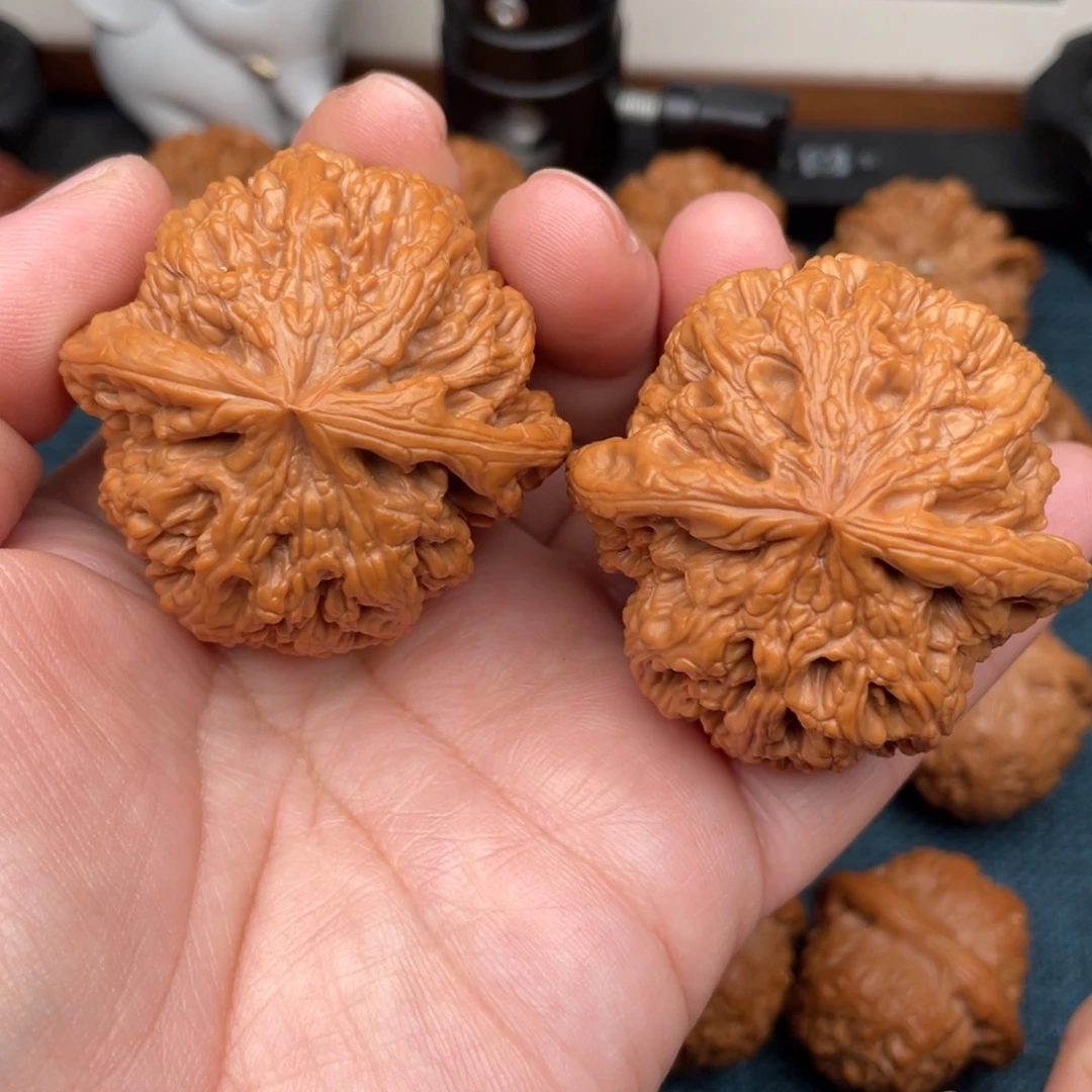 把件文玩核桃大粗筋48克重63.8