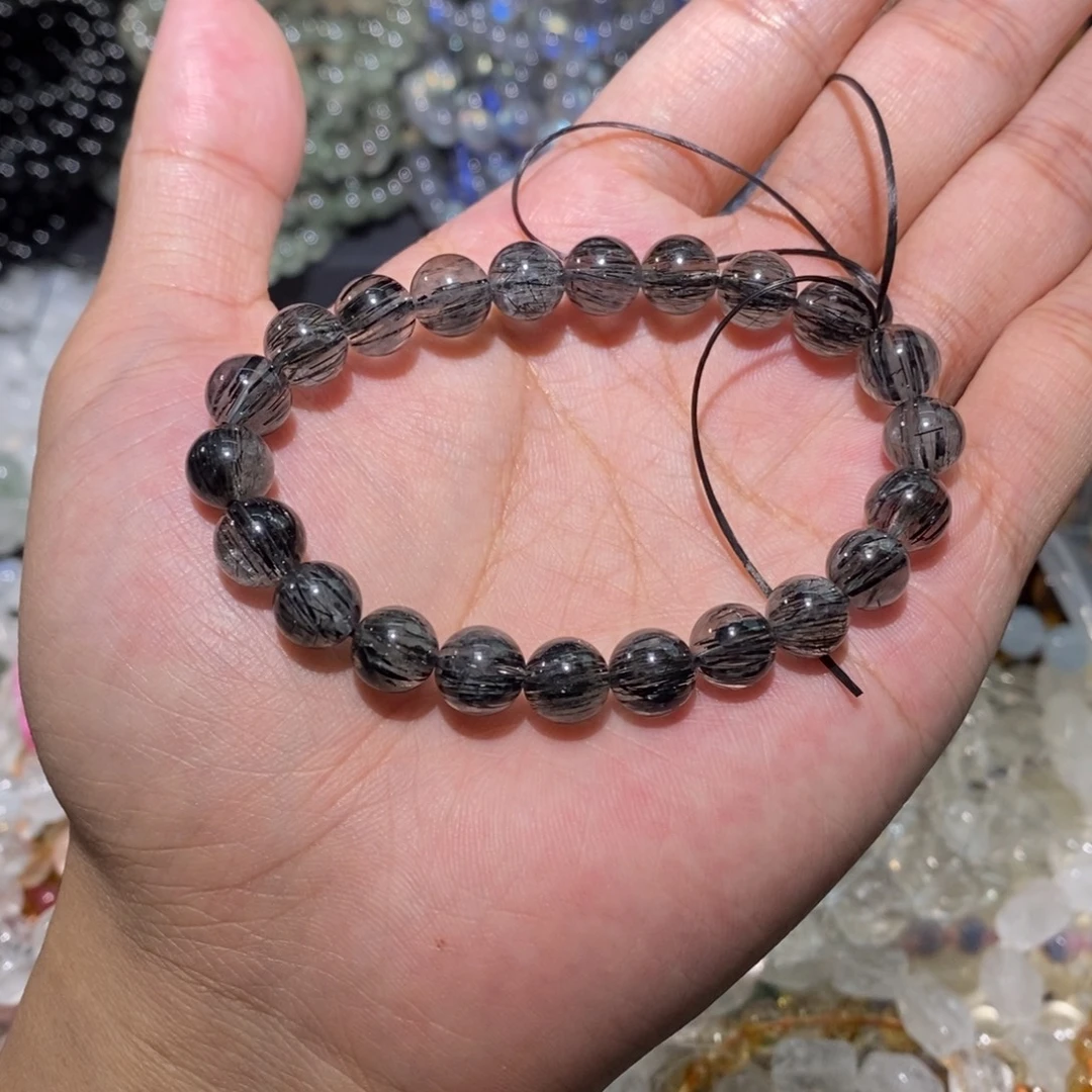 水晶手链未镶嵌黑发