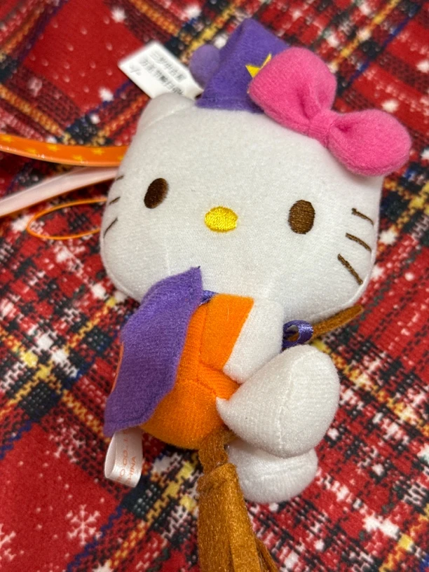 Jacky专拍骑扫帚kitty挂件