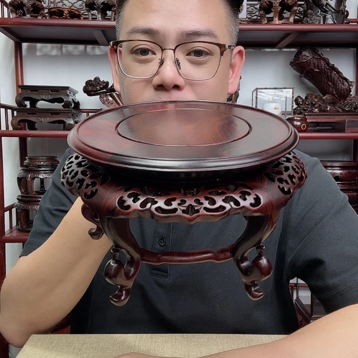 微凹黄檀工艺品底座