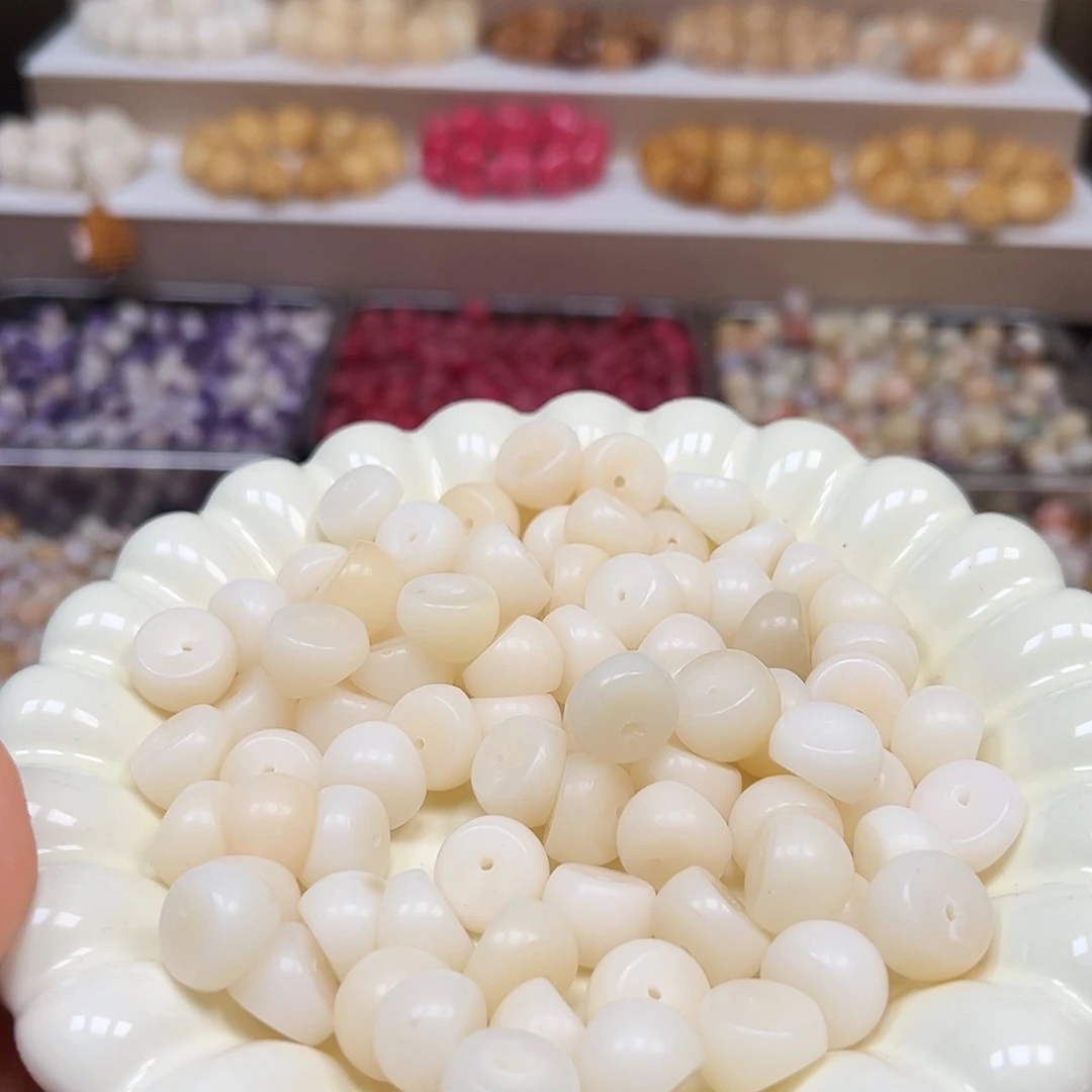 手串菩提根/象牙果微瑕13白蒜瓣100颗