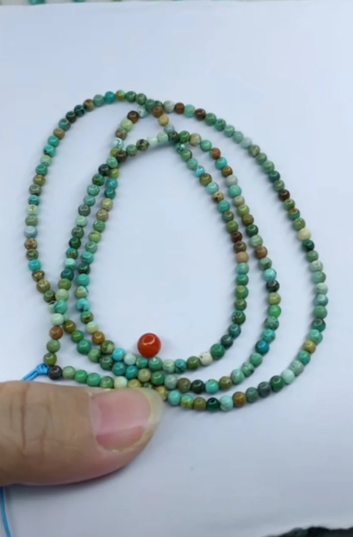 南红玛瑙松石米珠卡3(005)