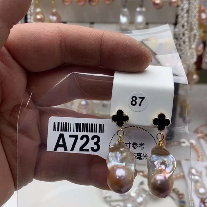 颈饰淡水珍珠合金723