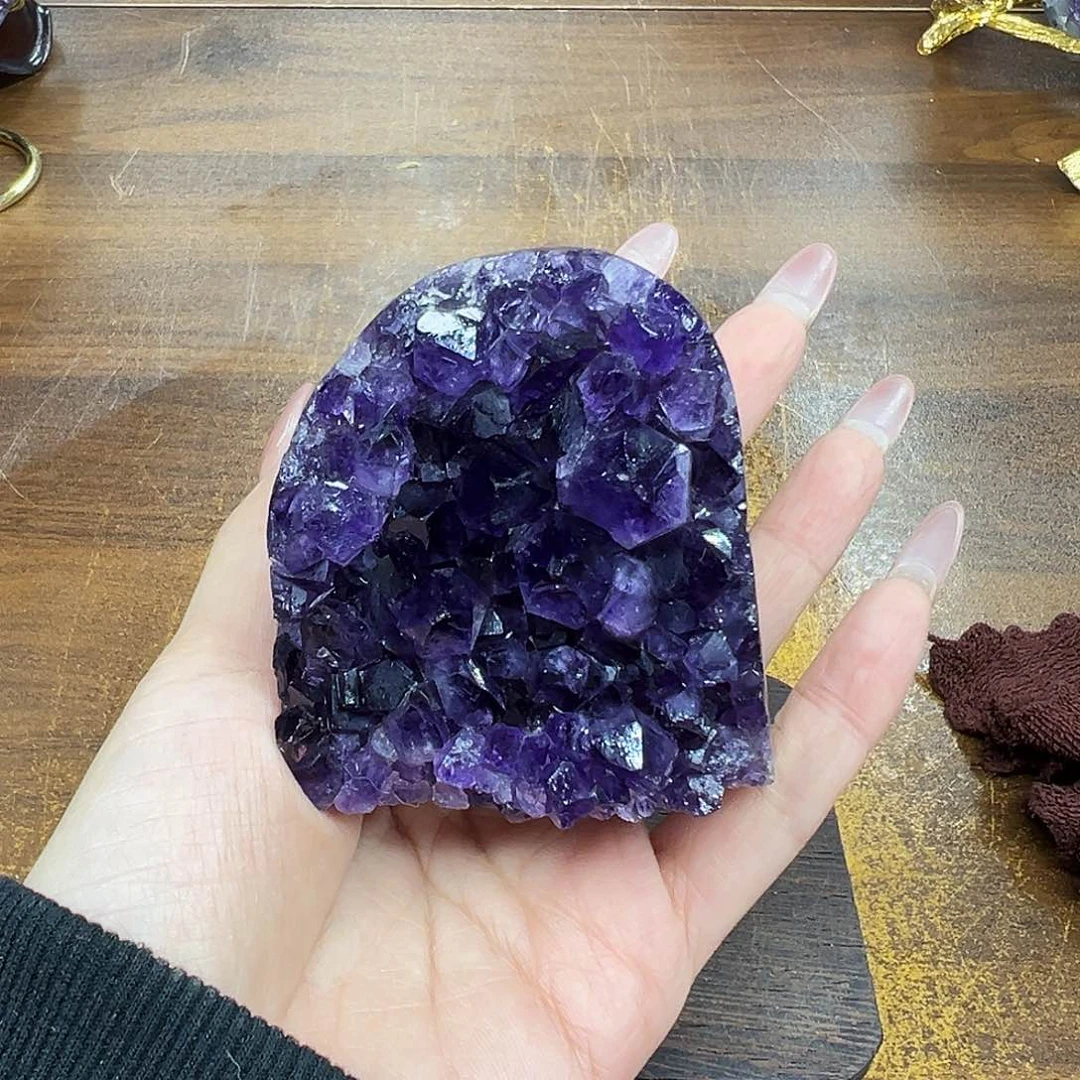 紫晶摆件未镶嵌晶体