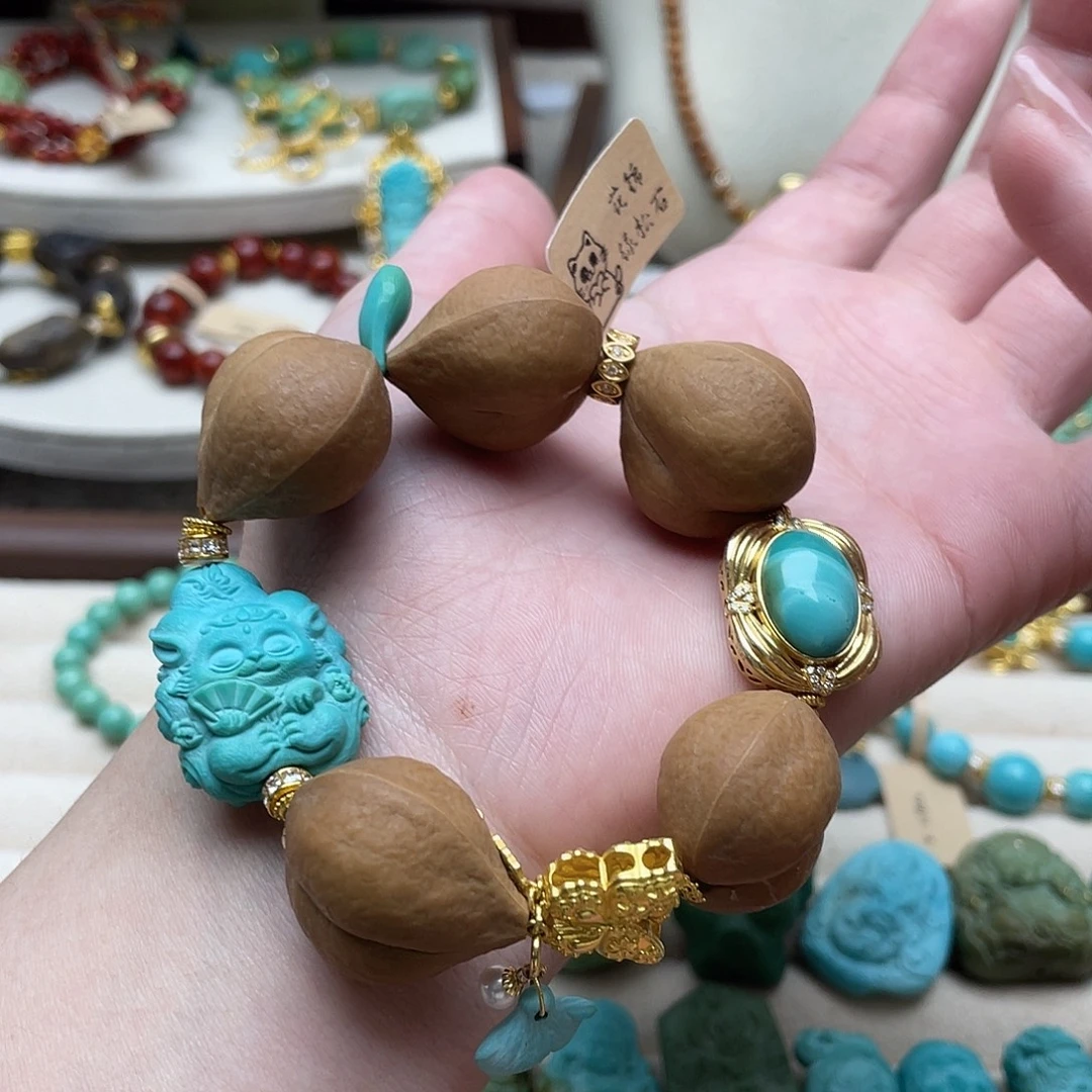 绿松石18K金镶嵌设计款青丘的秘密