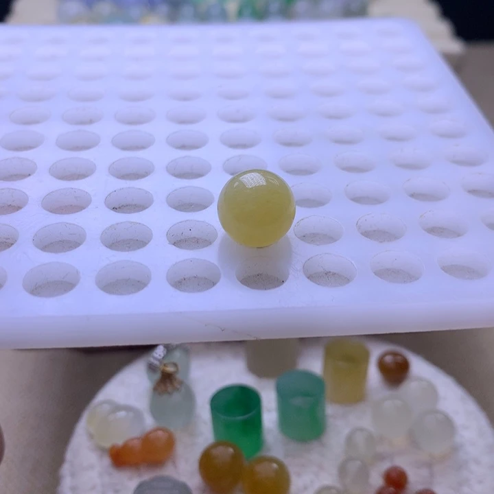 未镶嵌手链翡翠12翡翠圆珠