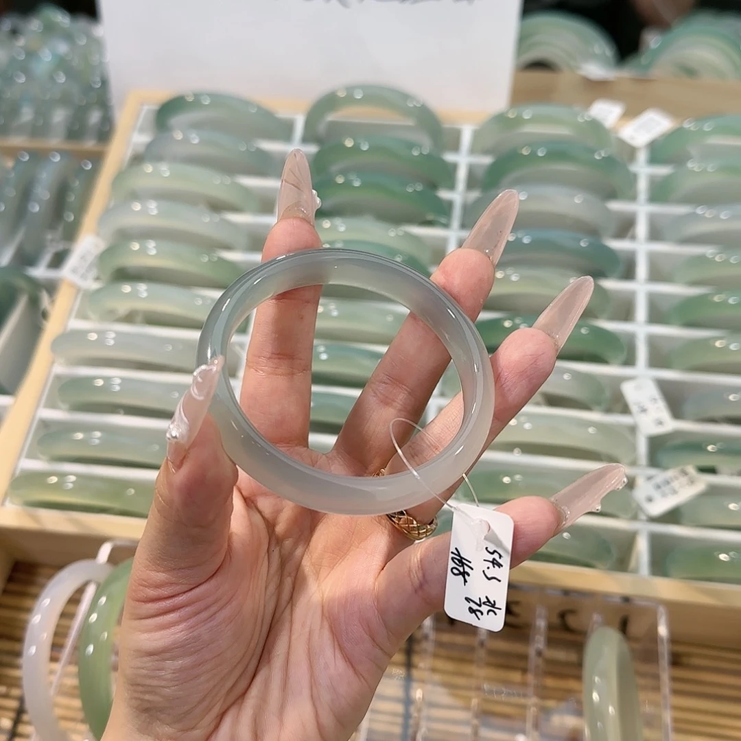 手镯玛瑙/玉髓未镶嵌圈口54.3