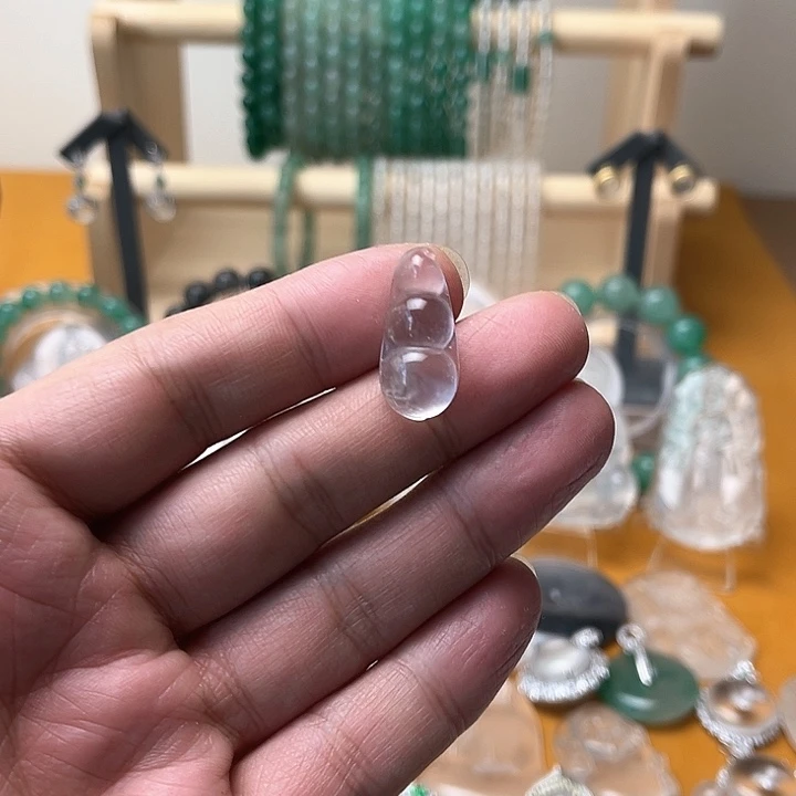 石英质玉豆子未镶嵌