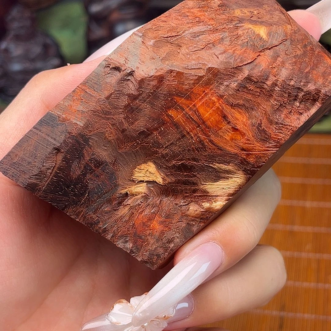 檀香紫檀（小叶紫檀）带星带水波带留疤