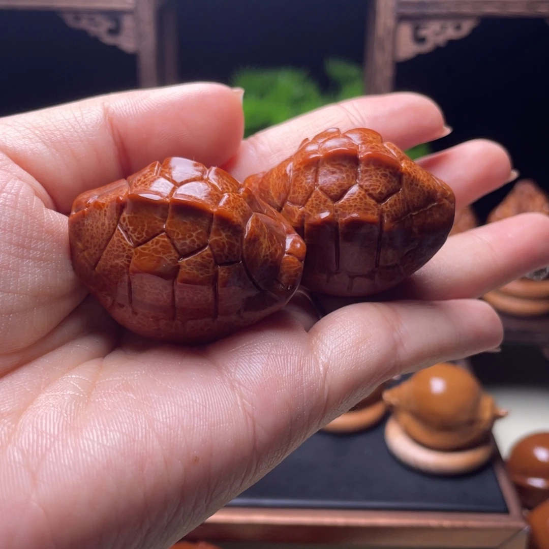 吊坠橄榄核龙脊富甲手球3.2左右