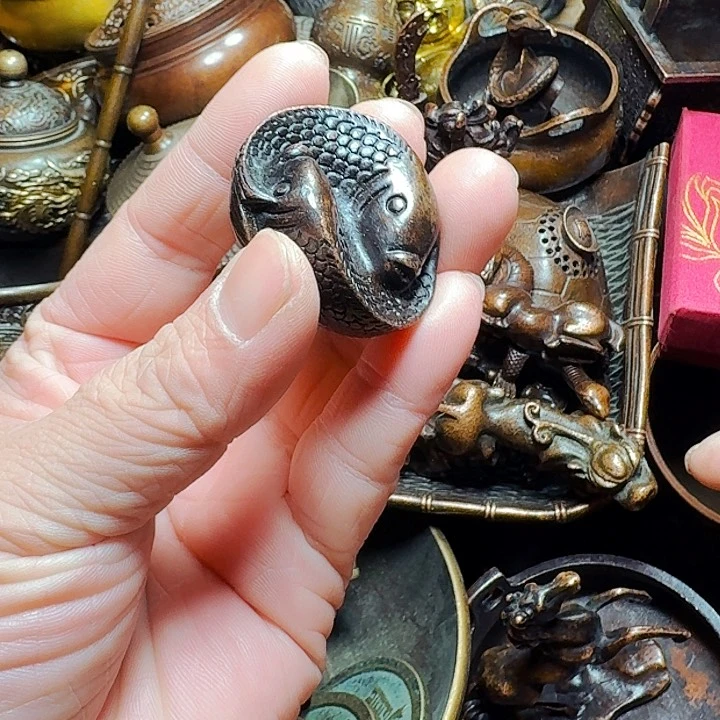 铜器摆件收收藏藏