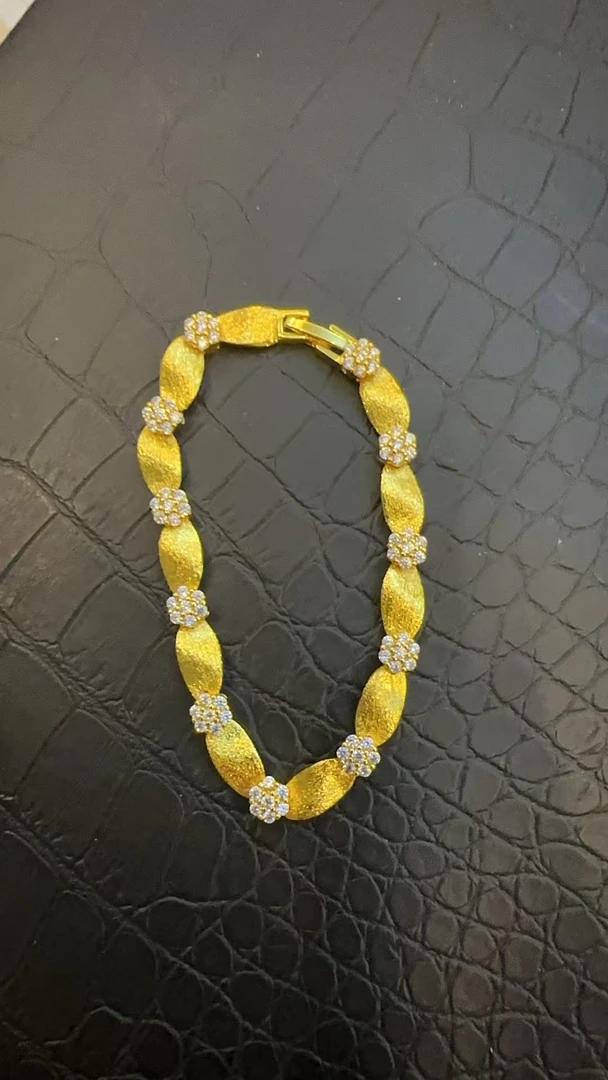 手链 s187【私人定制】时尚百搭小花手链