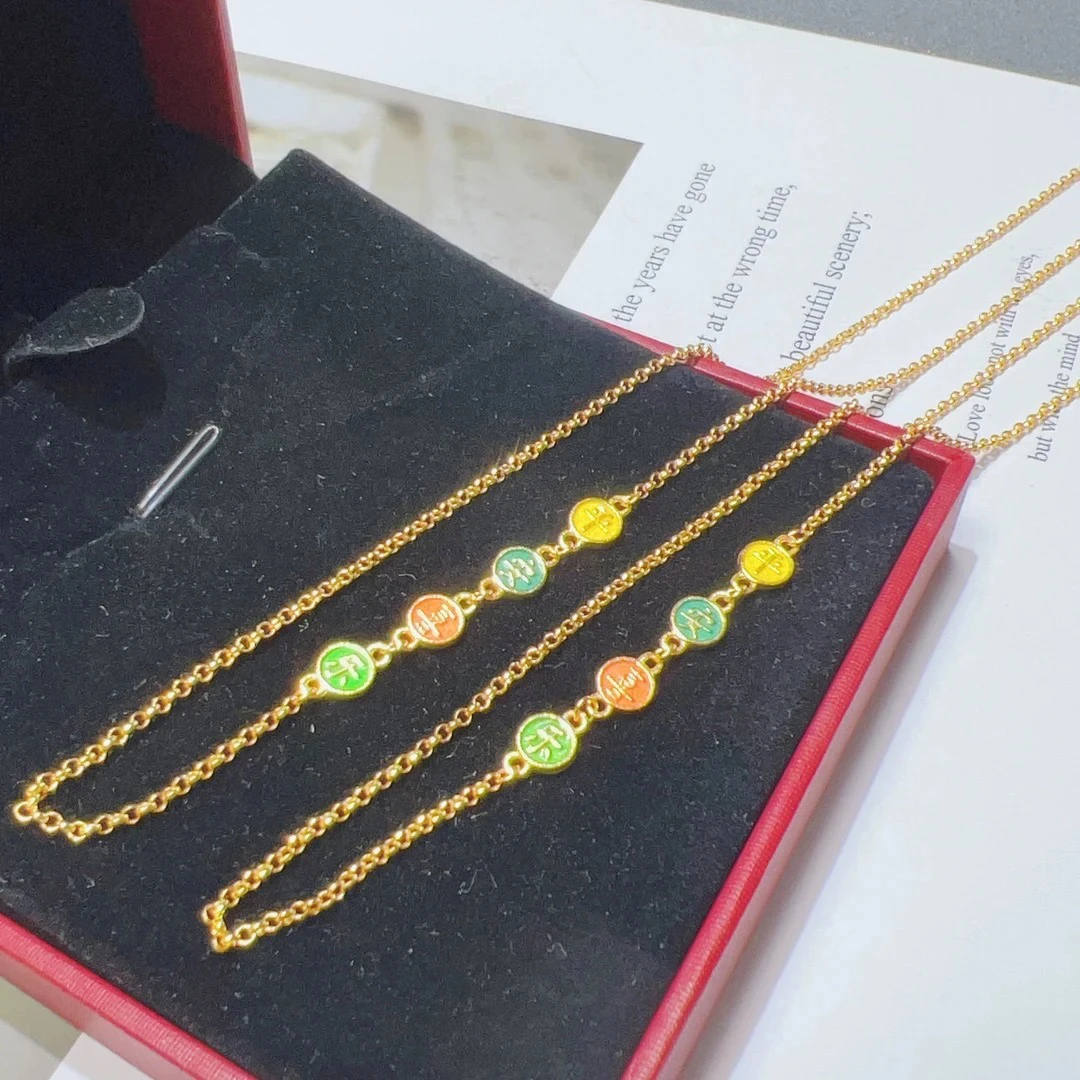 链子925银 S925银平安喜乐单链A075