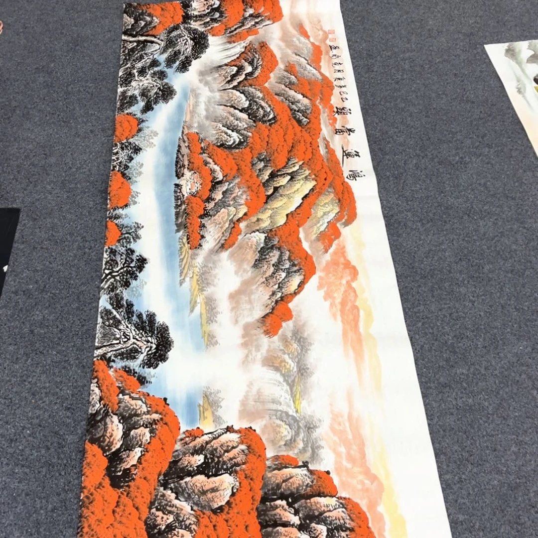 国画国画作品老师手绘