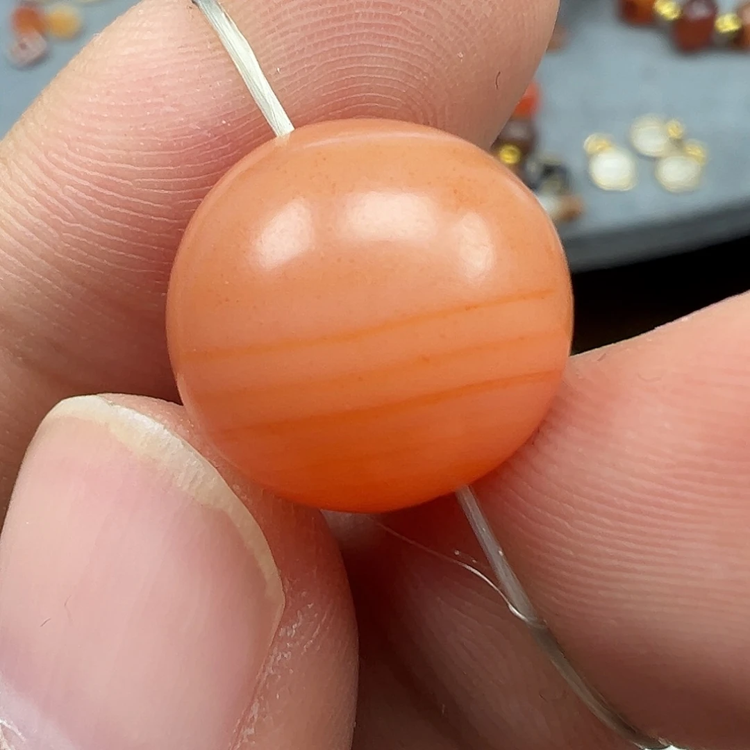 玛瑙/玉髓未镶嵌珠宝半成品x   h10-088   满朱砂14