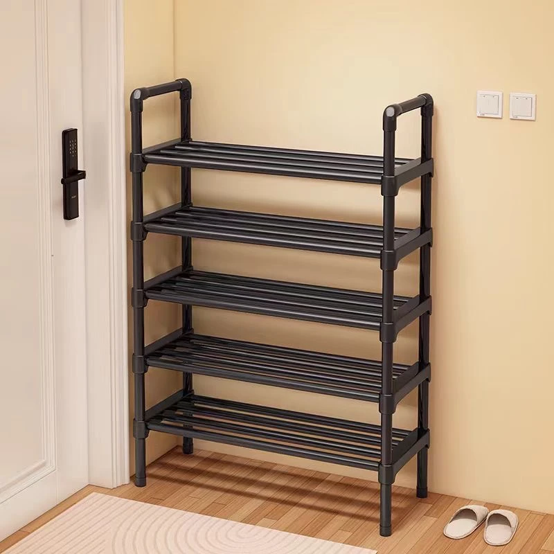 烤漆鞋架子简易多层鞋柜家用学生宿舍置物架门口收纳柜简约组装