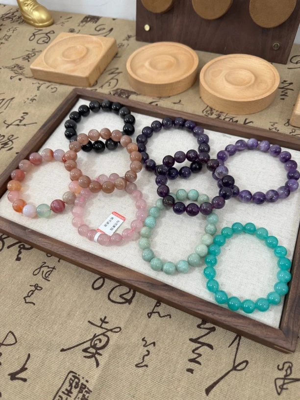 合金木质手链 「拍一拆七」手串对对碰设计款原石