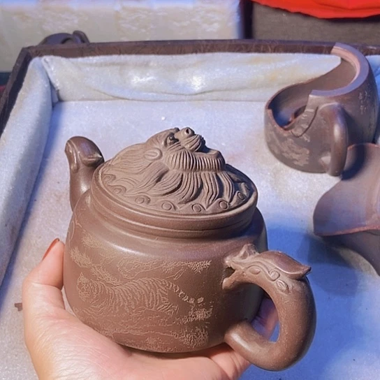 全手工制作宜兴紫砂壶