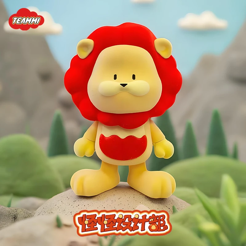 teammi原创IP 怪怪设计部系列周边毛绒公仔大号手办搪胶玩具