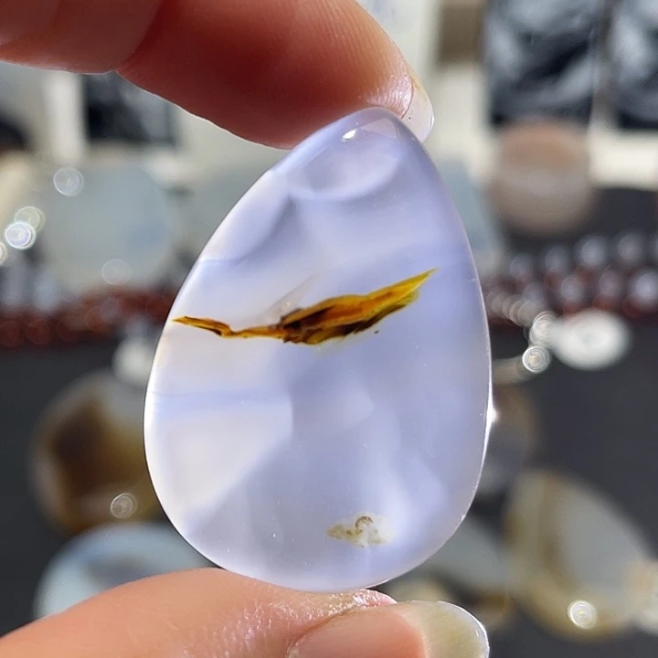 玛瑙/玉髓未镶嵌吊坠(不含链)