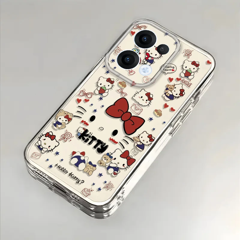 蝴蝶结KT适用OPPOReno13手机壳OPPOReno13Pro防摔全包卡通个性