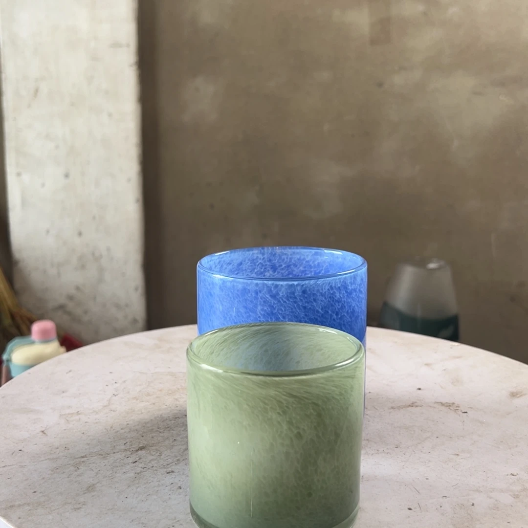 弘扬琉璃花器微瑕高度10