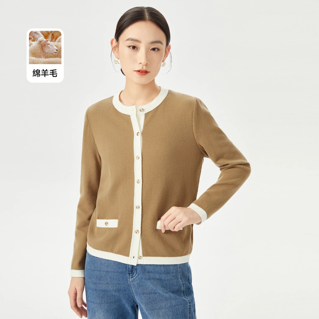 【婷婷专属】名媛千金高级感韩系气质通勤宴会秋季款针织衫女