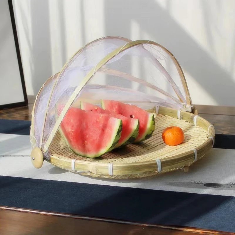 竹编网罩中号36厘米菜罩