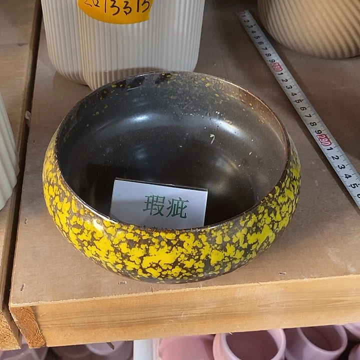 紫砂花盆多肉植物盆瑕疵有孔