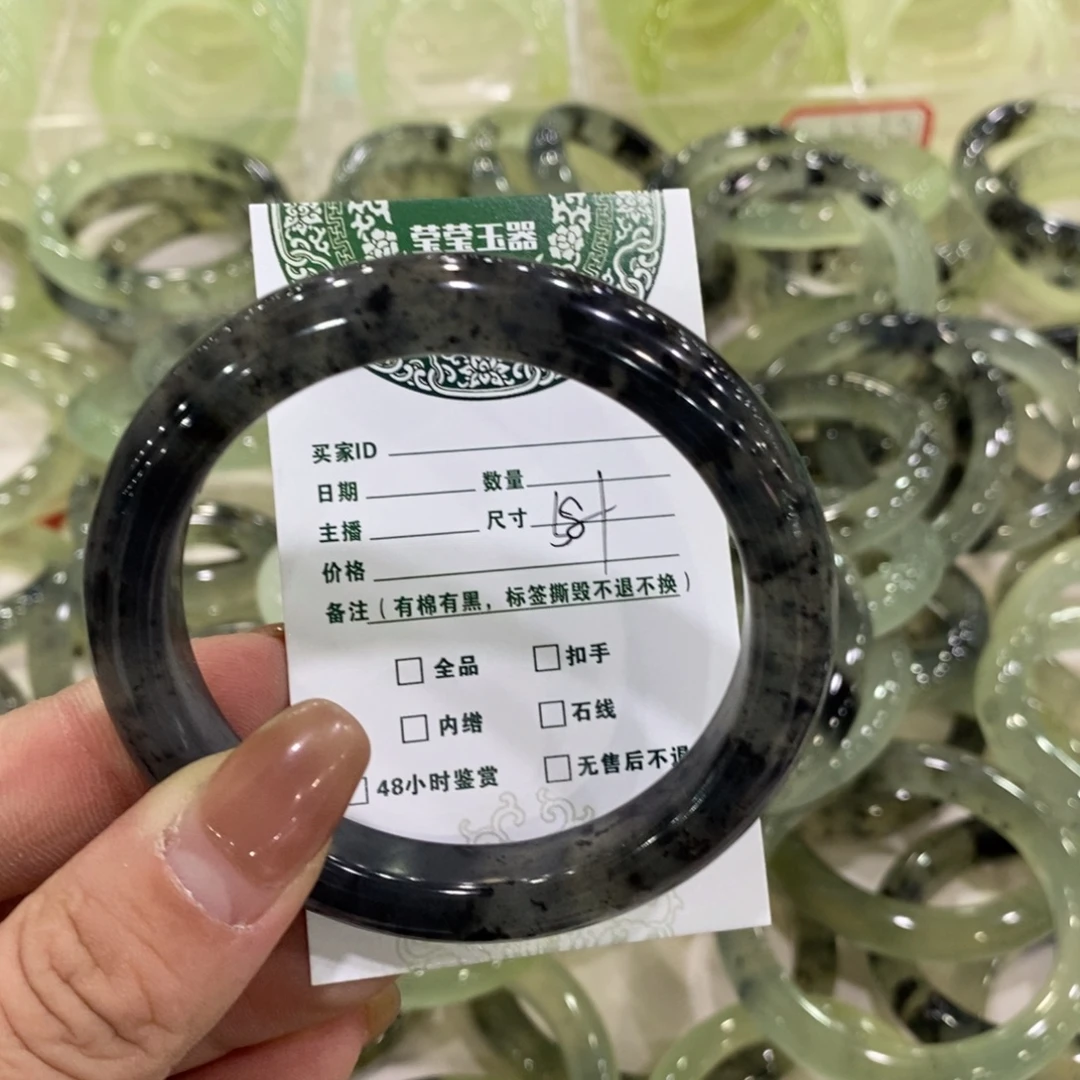 蛇纹石玉银S925镶嵌戒指