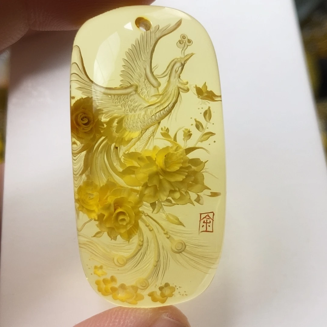 金珀未镶嵌吊坠(不含链)