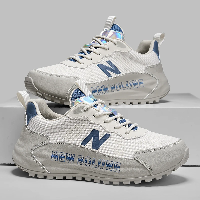 新百伦情侣鞋2025夏季爆款男女同款透气网面鞋透气休闲跑步运动鞋