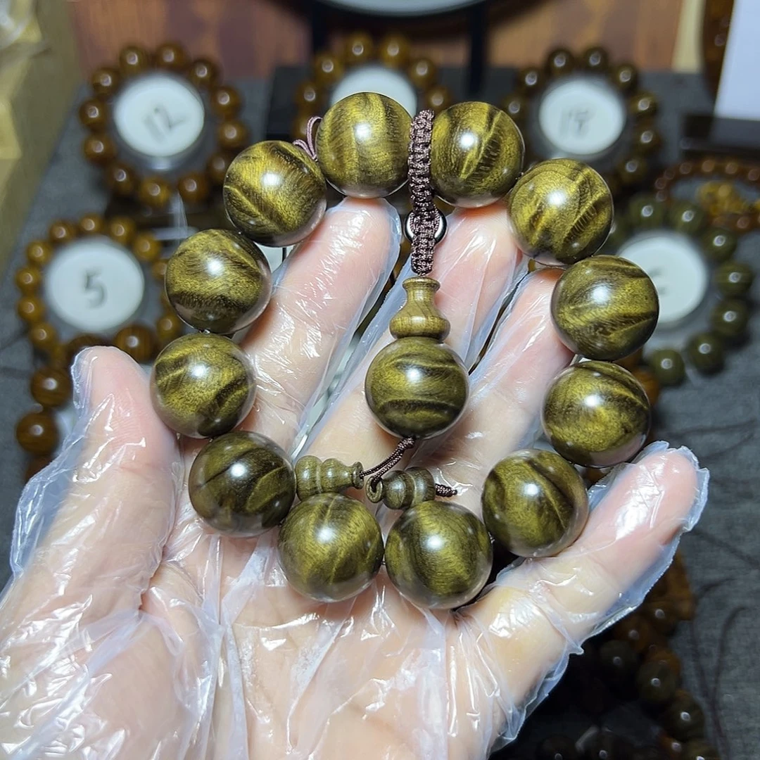 阴沉木手串/手链金丝楠木小叶桢楠2.0闪电