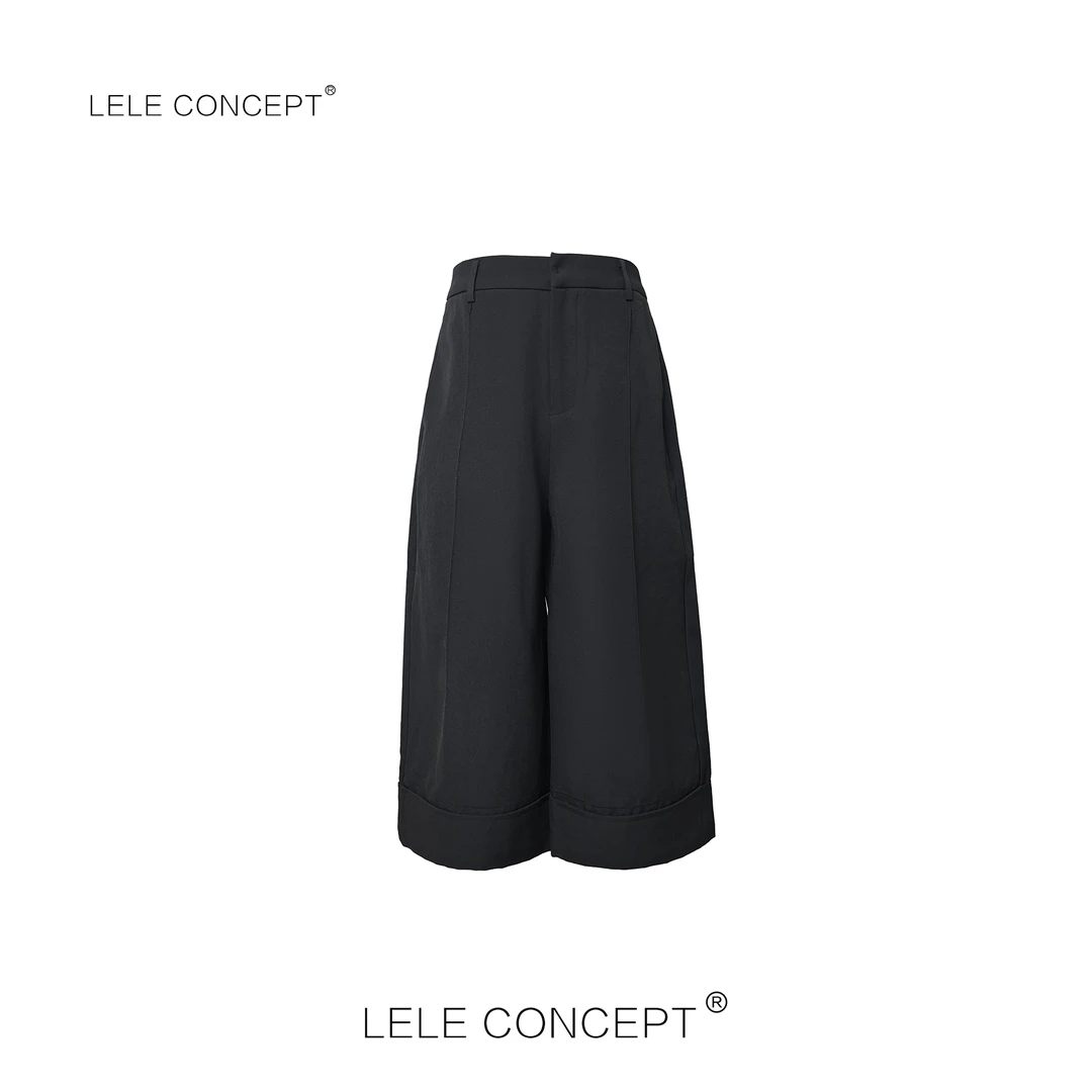 LELE CONCEPT｜轻奢简约款压线七分裤K0403