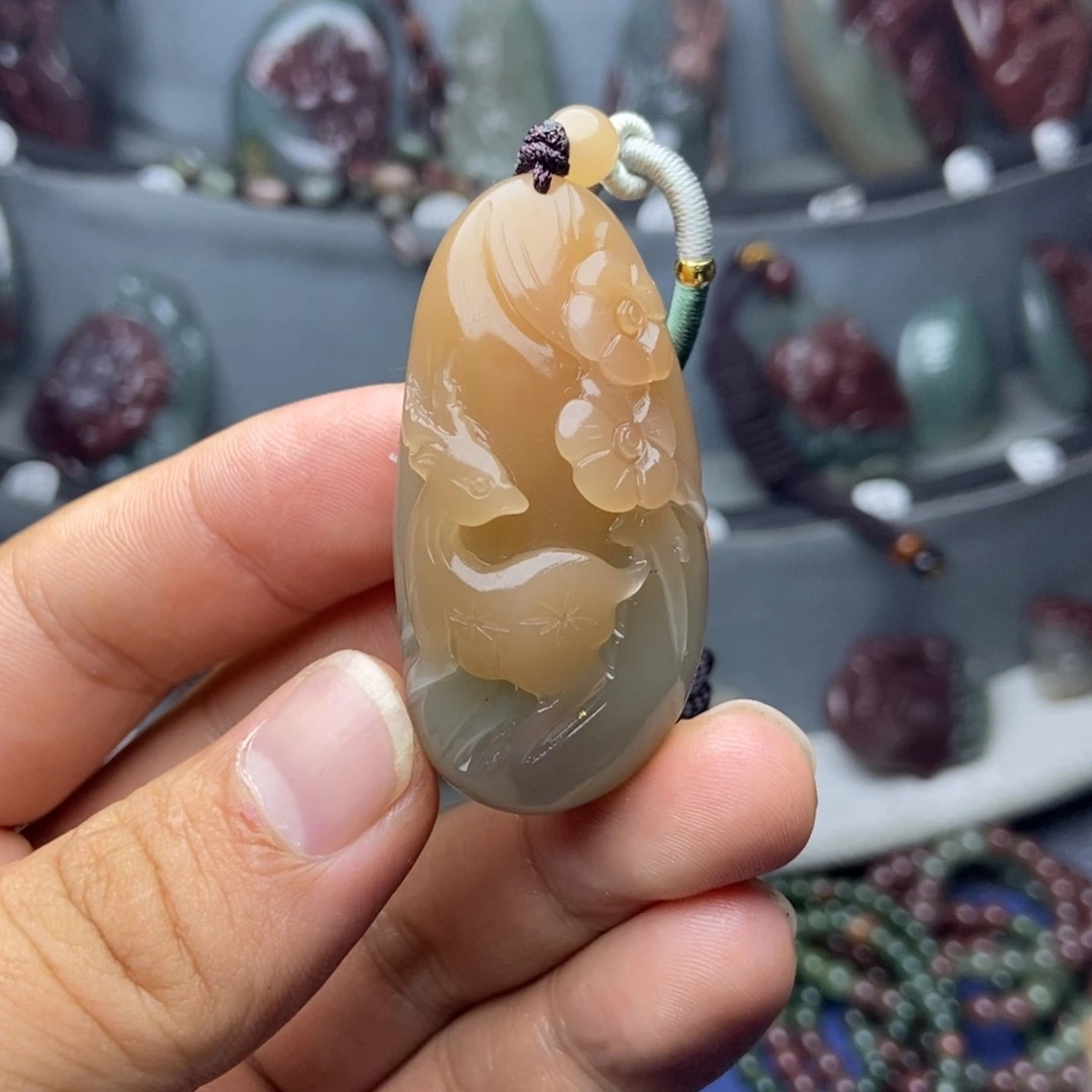 不***往未镶嵌颈饰玛瑙/玉髓
