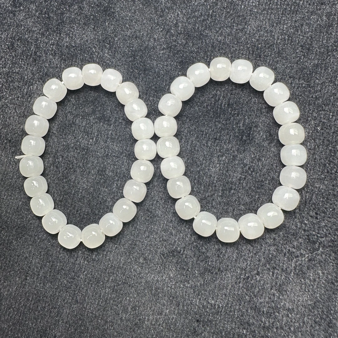 【玉经纶】46052/Q31-和田玉手串-多样性发其一