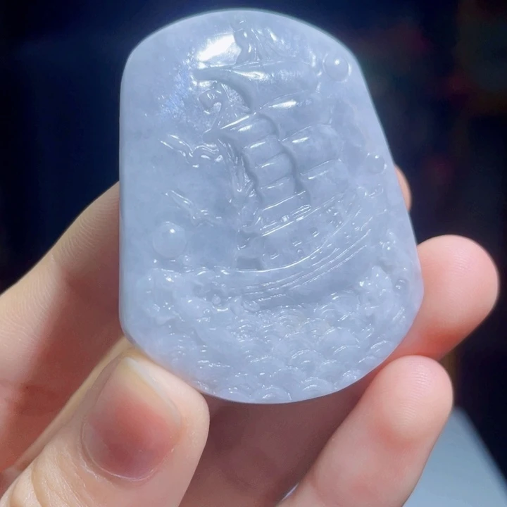 翡翠未镶嵌吊坠(不含链)X52